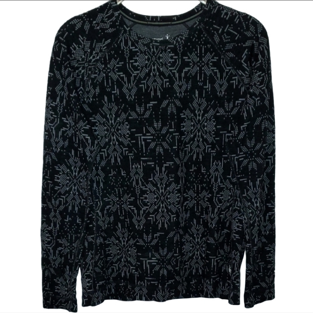 Smartwool Merino 250 Baselayer Pattern Crew Women's Size XL